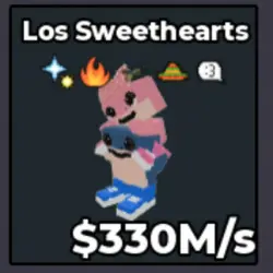 Los Sweethearts 330 M s (Секретный персонаж) — Roblox, лот №236499