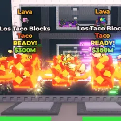 Los Taco Blocks [LAVA] [TACO] (Taco персонаж) — Roblox, лот №236556