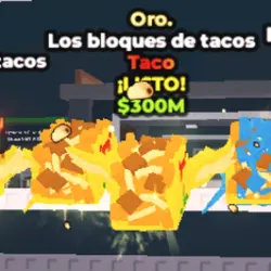 Los Taco Blocks Gold (Taco персонаж) — Roblox, лот №236568