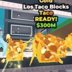 Los Taco Blocks Gold Seller (Taco персонаж) — Roblox, лот №236570