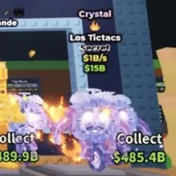 Los Tictacs 1B s CRYSTAL (Секретный персонаж) — Roblox, лот №236675