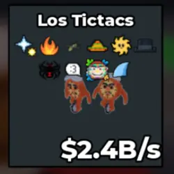 Los Tictacs 2.4B s (Секретный персонаж) — Roblox, лот №236688