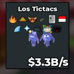 Los Tictacs 3.3B s (Секретный персонаж) — Roblox, лот №236705