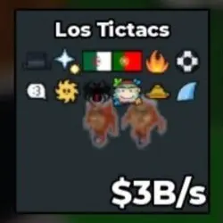 LOS Tictacs 3B s with 12 Trait, Very Good and Clear Trait R… — Roblox, лот №236710