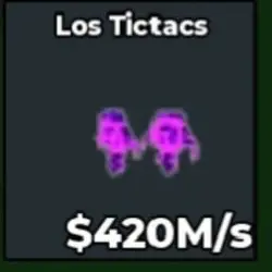 Los Tictacs Galaxy 420M s (Секретный персонаж) — Roblox, лот №236718