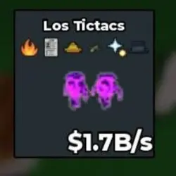 LOS TICTACS GALAXY [1.7 B s ] with Fire trait , Resume trai… — Roblox, лот №236719