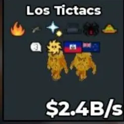 Los Tictacs Gold $2.4B S (Секретный персонаж) — Roblox, лот №236721