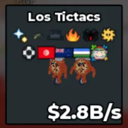 Los Tictacs!!! 11 TRAITS!!! MONEYMAKERS!!! 2.8B s (Секретны… — Roblox, лот №236749