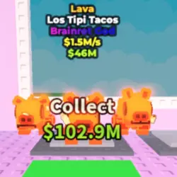 Los Tipi Tacos (Lava) (Brainrot God персонаж) — Roblox, лот №236751