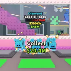 LOS Tipi Tacos - Diamond (Brainrot God персонаж) — Roblox, лот №236755