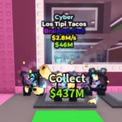 Los Tipi Tacos Cyber Very RARE (Brainrot God персонаж) — Roblox, лот №236760