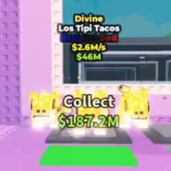 Los Tipi Tacos Divine Very RARE (Brainrot God персонаж) — Roblox, лот №236762