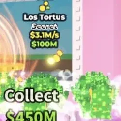 Los Tortus GOLD with mutation Lepre 3.1M s (Секретный персо… — Roblox, лот №236794