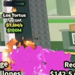 Los Tortus RAINBOW 7.5M s (Секретный персонаж) — Roblox, лот №236796