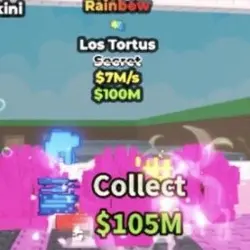 Los Tortus RAINBOW 7M s (Секретный персонаж) — Roblox, лот №236797