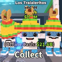 Los Tralaleritos 8M s (Секретный персонаж) — Roblox, лот №236792