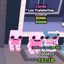 Los Tralaleritos Candy mutation 2M s (Секретный персонаж) — Roblox, лот №236812