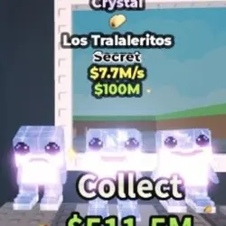 Los Tralaleritos CRYSTAL 7.7M s (Секретный персонаж) — Roblox, лот №236814