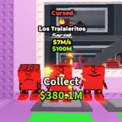 Los Tralaleritos Cursed Very RARE (Секретный персонаж) — Roblox, лот №236816