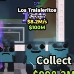 Los Tralaleritos CYBER 1YR 8.2M s (Секретный персонаж) — Roblox, лот №236817