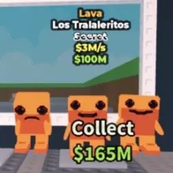 Los Tralaleritos LAVA 3M s (Секретный персонаж) — Roblox, лот №236825