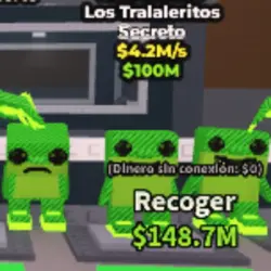 Los tralaleritos RADIOACTIVE (Секретный персонаж) — Roblox, лот №236830