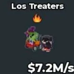 Los Treaters Trait Fire (Секретный персонаж) — Roblox, лот №236853