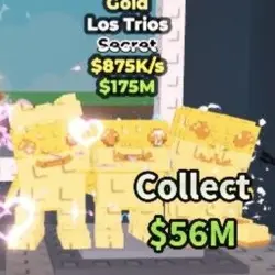 Los Trios GOLD (Секретный персонаж) — Roblox, лот №236875