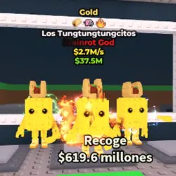 Los Tungtungtungcitos Gold 2.7M s Mutation Taco, NyanCat an… — Roblox, лот №236897