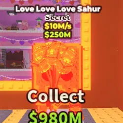 Love Love Love Sahur (LAVA) (Секретный персонаж) — Roblox, лот №236908