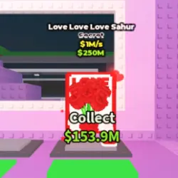 Love Love Love Sahur 1 M s (Секретный персонаж) — Roblox, лот №236910