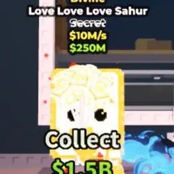 Love Love Love Sahur divine (Секретный персонаж) — Roblox, лот №236933