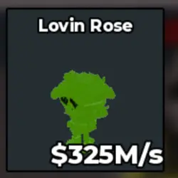 Lovin Rose Rainbow 325M s (Секретный персонаж) — Roblox, лот №236963