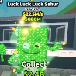 Luck Luck Luck Sahur - 22.5 M s (Секретный персонаж) — Roblox, лот №236970