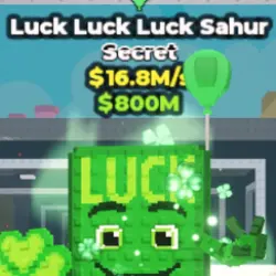 Luck Luck Luck Sahur 16.8 M s (Секретный персонаж) — Roblox, лот №236971