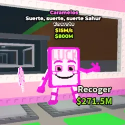 Luck Luck Luck Sahur Candy 15M s (Секретный персонаж) — Roblox, лот №236976