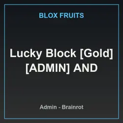 Lucky Block [Gold] [ADMIN] (Admin персонаж) — Roblox, лот №236987