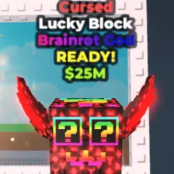 Lucky Block GOD [Cursed] (Brainrot God персонаж) — Roblox, лот №236998