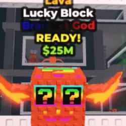 Lucky Block GOD Lava (Brainrot God персонаж) — Roblox, лот №237001