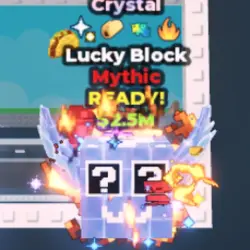 Lucky Block Mythic [Crystal] (Мифический персонаж) — Roblox, лот №237004