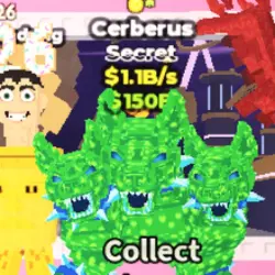 Lucky Trait Diamond Cerberus [1.1B s] (Секретный персонаж) — Roblox, лот №237015