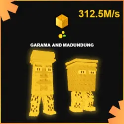 Lucky trait Gold Garama and Madundung 312.5M s #Sha (Секрет… — Roblox, лот №237017