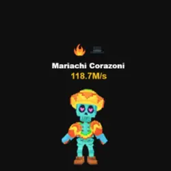 Mariachi Corazoni 118.7M s Fire, Matteo Hat #190 (Секретный… — Roblox, лот №237080