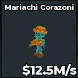 Mariachi Corazoni 12.5 M s - Quick (Секретный персонаж) — Roblox, лот №237081