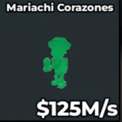 Mariachi Corazoni 125M s Secret Rainbow V109 (Секретный пер… — Roblox, лот №237087