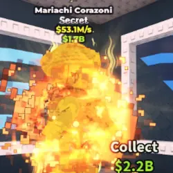 Mariachi Corazoni Gold 53,1 M s (Секретный персонаж) — Roblox, лот №237119