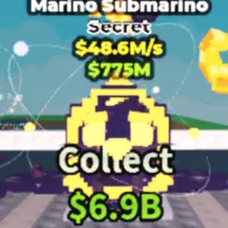 marino submarino eclipse 48.6m s (Секретный персонаж) — Roblox, лот №237137
