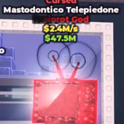 Mastodontico Telepiedone Cursed 2.4 M s (Brainrot God персо… — Roblox, лот №237148