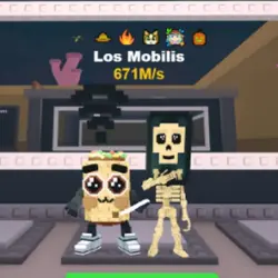 MEOWL AND JACKOLANTERN Los Mobilis 671M s Explosive, Sombre… — Roblox, лот №237199