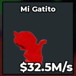 Mi Gatito 32.5M s Mutation Rainbow (Секретный персонаж) — Roblox, лот №237220